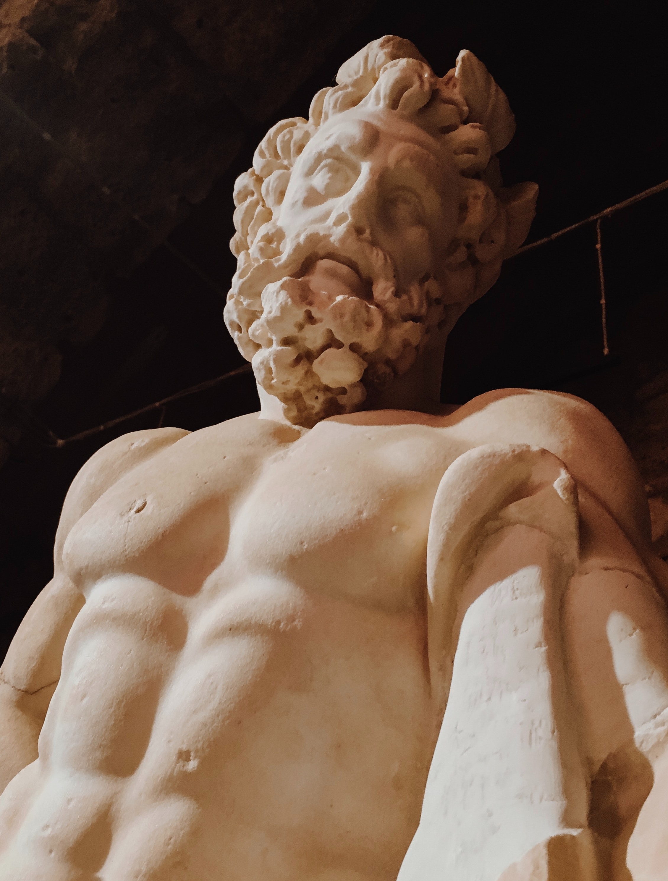 Photograph of a statue of Zeus